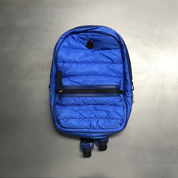 몽클레어 푸퍼 미니 백팩 블루