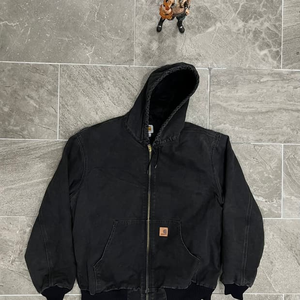 (XL) 칼하트 덕 액티브 후드자켓 J130 BLK 블랙