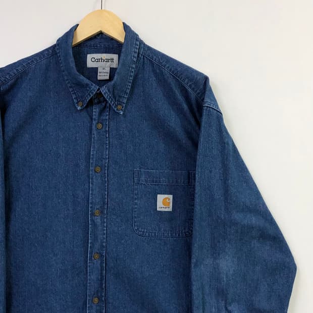 XL 칼하트 데님 셔츠