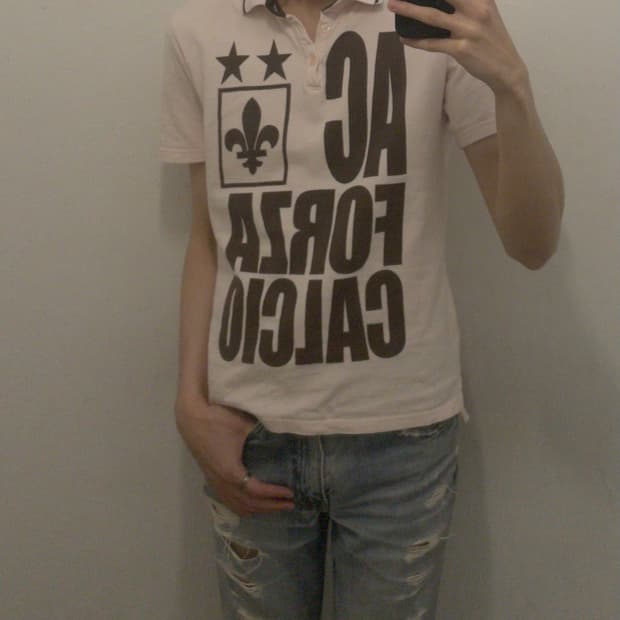 quash pink collar t-shirts