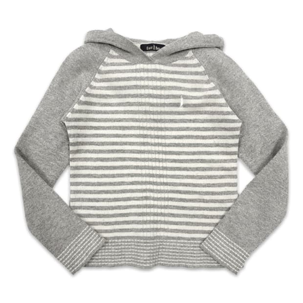 빈티지 EAST BOY 그레이 니트 후드