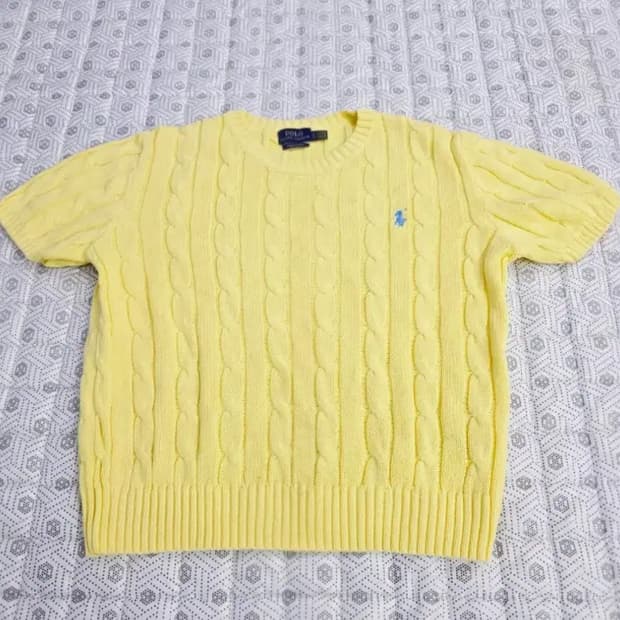 폴로 랄프로렌 피마코튼 케이블 니트 55