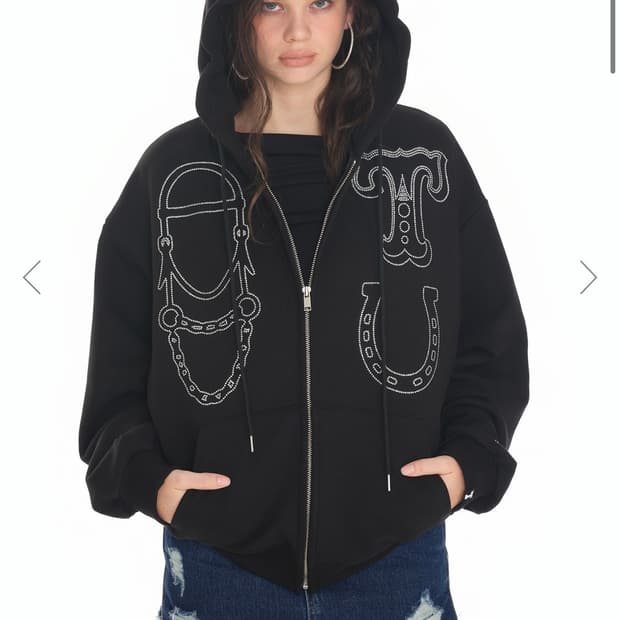 투머치택스 웨스턴 후드집업