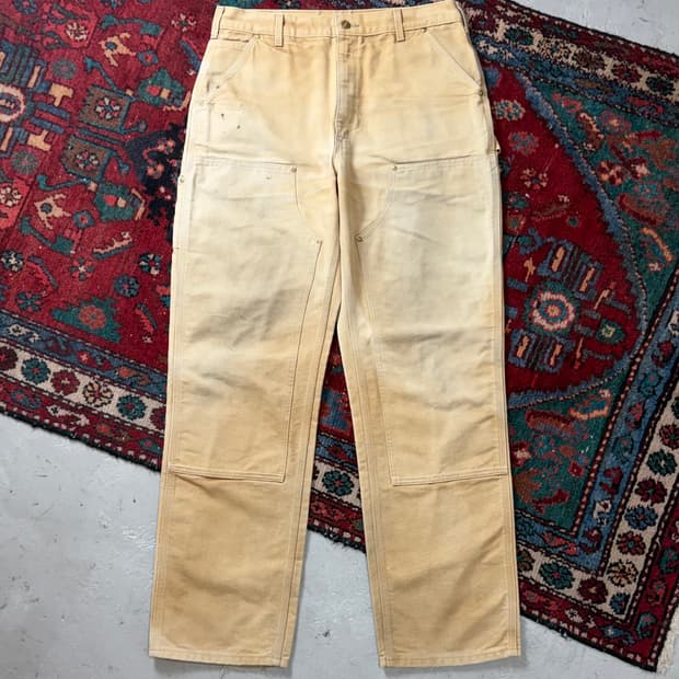 OG USA Made 칼하트 더블니 브라운 칼하트 B01 BRN 썩블니