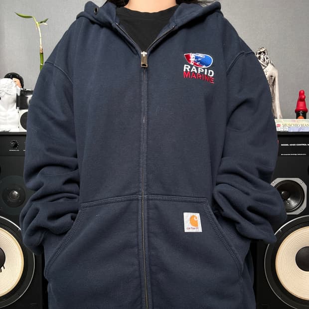 칼하트 레인디펜더 후드집업