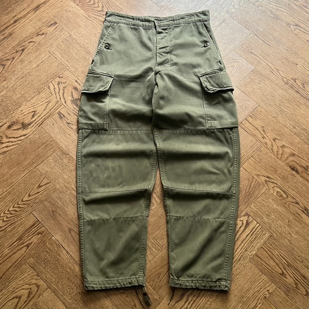 [30]70's 프랑스군 밀리터리 필드 카고팬츠