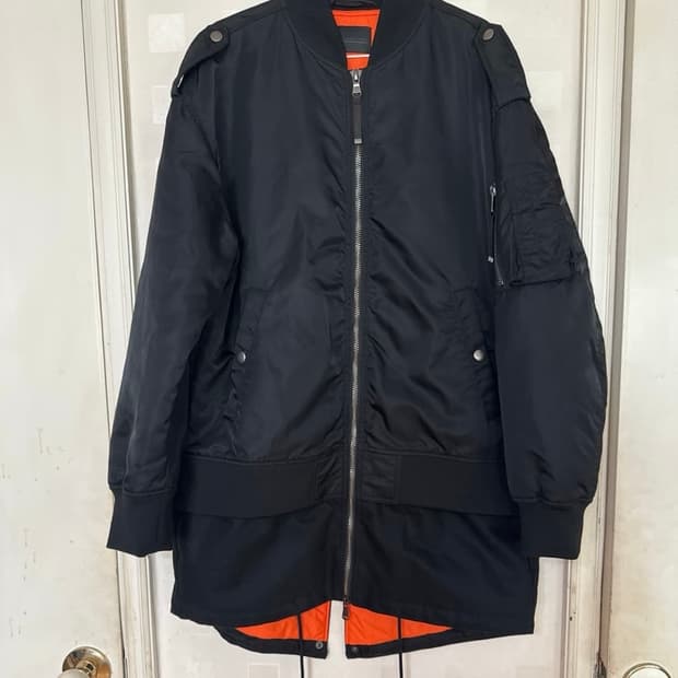 디젤블랙골드 롱 패딩