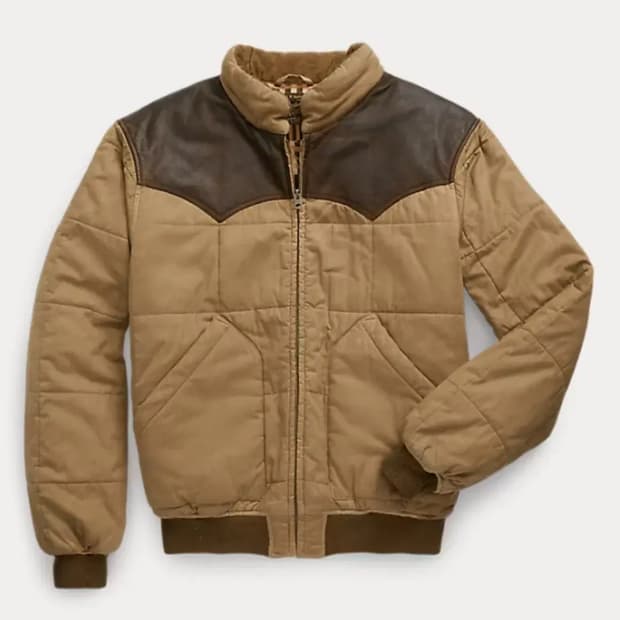 구매글)rrl 오일클로스 요크자켓 L사이즈 