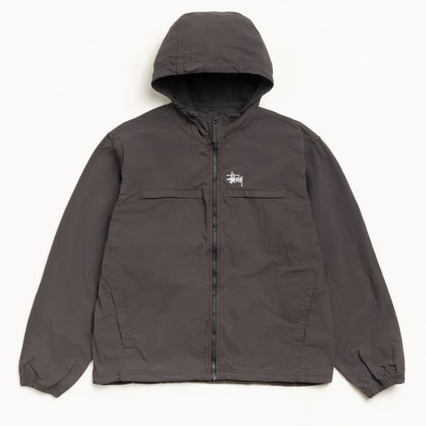 SS26 스투시 라이트웨이트 후드 자켓 브라운