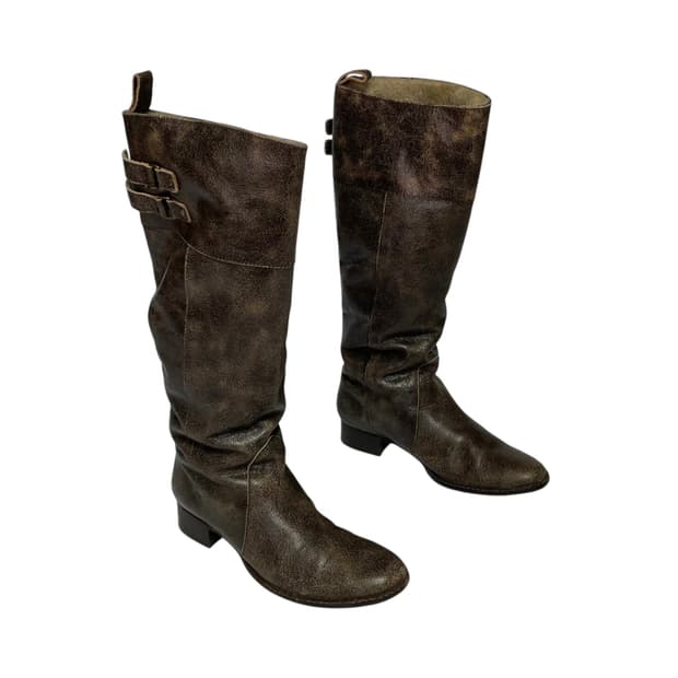 츠모리 치사토 롱부츠