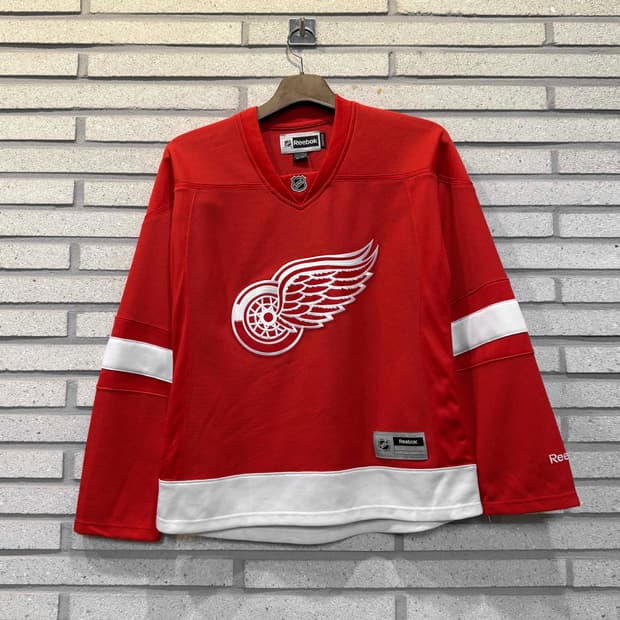 리복 디트로이트 윙 레드 우먼스 하키져지