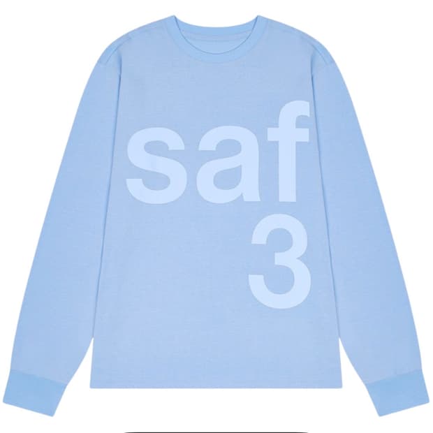 사파리스팟 베이직 사파리 롱슬리브 티셔츠 스카이