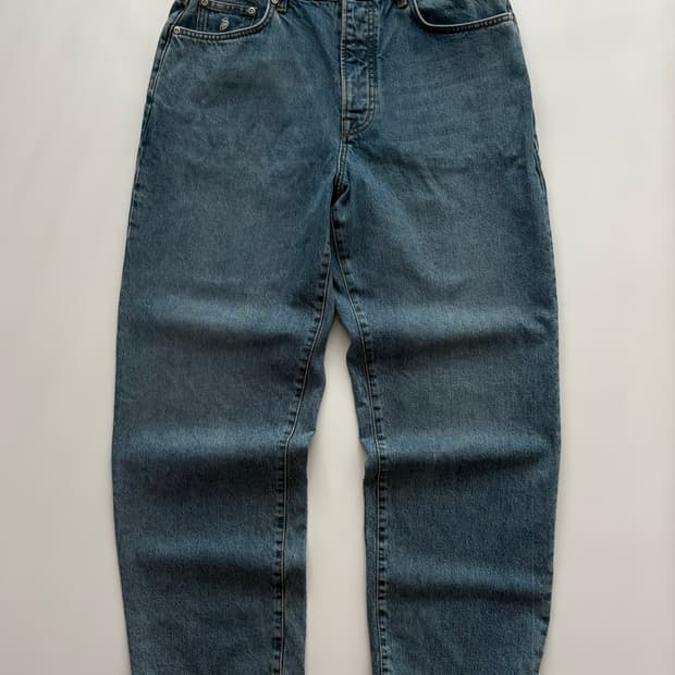 Stussy 스투시 빅올진 워시드 블루 데님