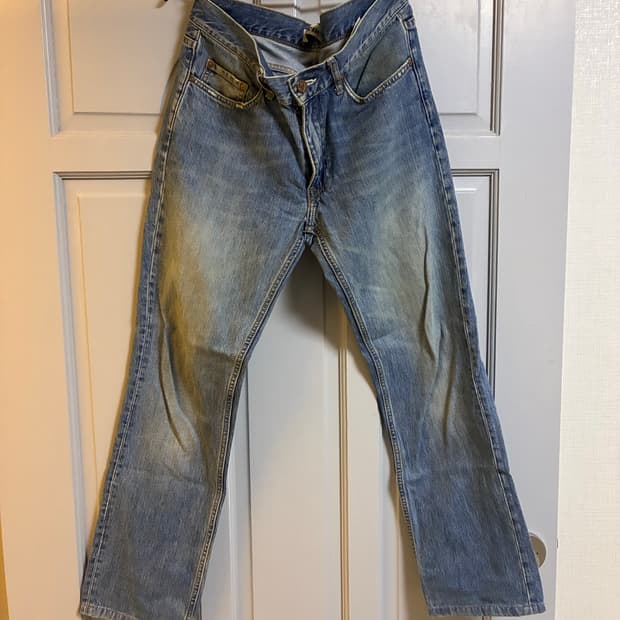 아크네 스트레이트 데님 팬츠(32)