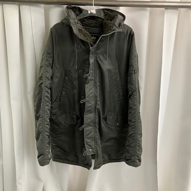 알파인더스트리 N3B 카키 파카 XL