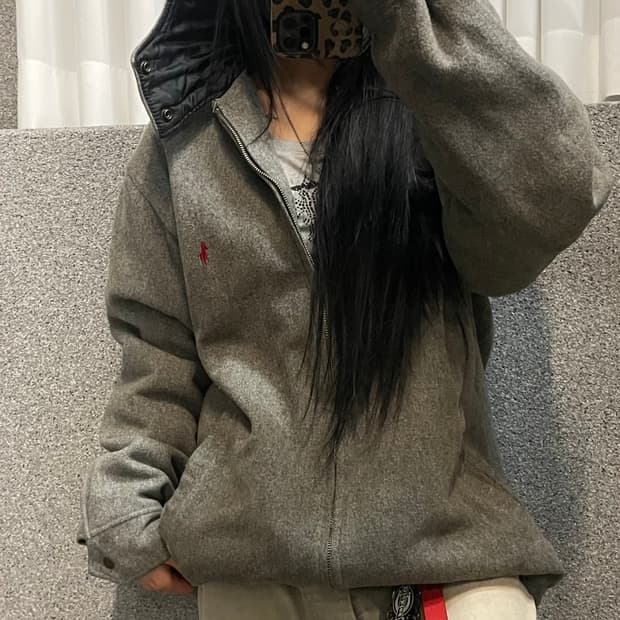 Polo Hooded Blue Bell