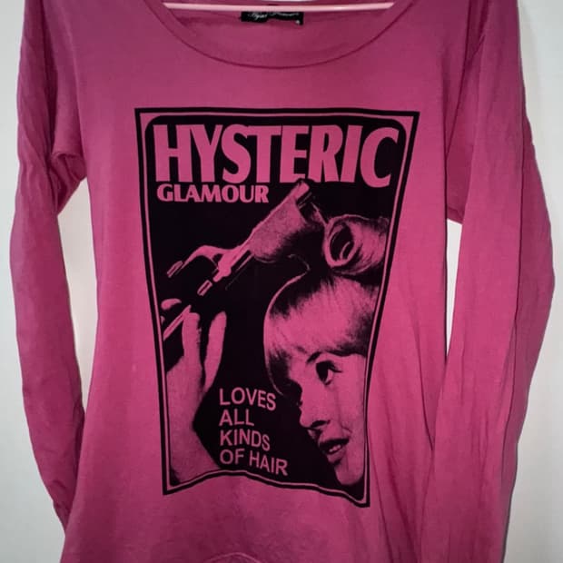 구해요) 히스테릭글래머 핑크 긴팔티