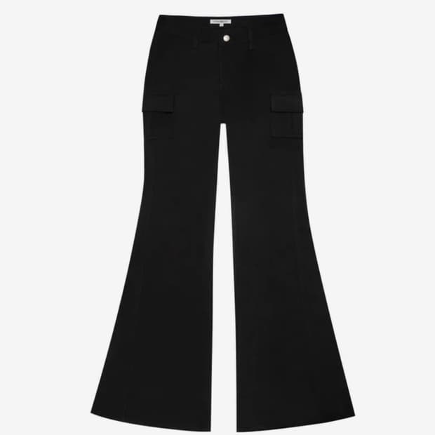 미레코 로우부츠컷 팬츠 블랙 1사이즈