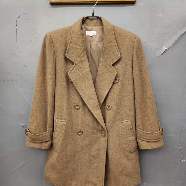 일본빈티지 울하프코트