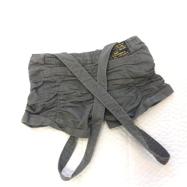 Multi way Shirring Suspenders 갸루 셔링 멜빵