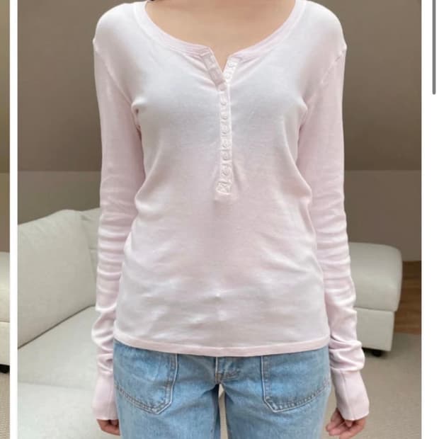 브랜디멜빌 헨리넥 젤리탑 핑크