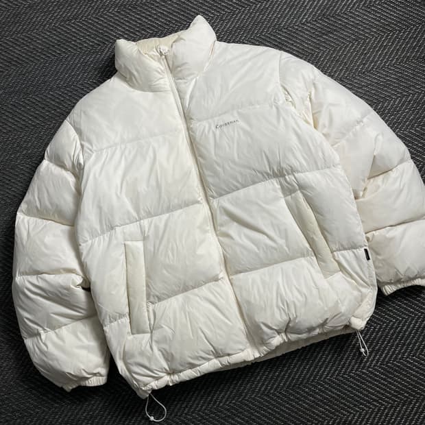 커버낫 RDS 아치로고 덕 다운 숏 패딩 y 4104