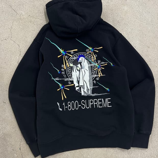 슈프림 19FW 1-800 후드 티셔츠