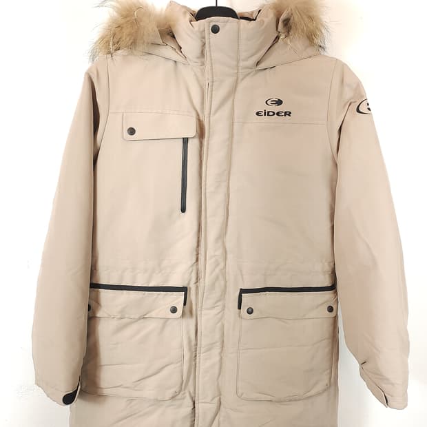 아이더 발열 다운패딩 베이지 100 L