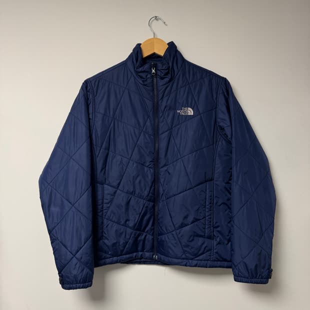 노스페이스 네이비 다이아몬드 퀼팅 경량패딩 자켓 95