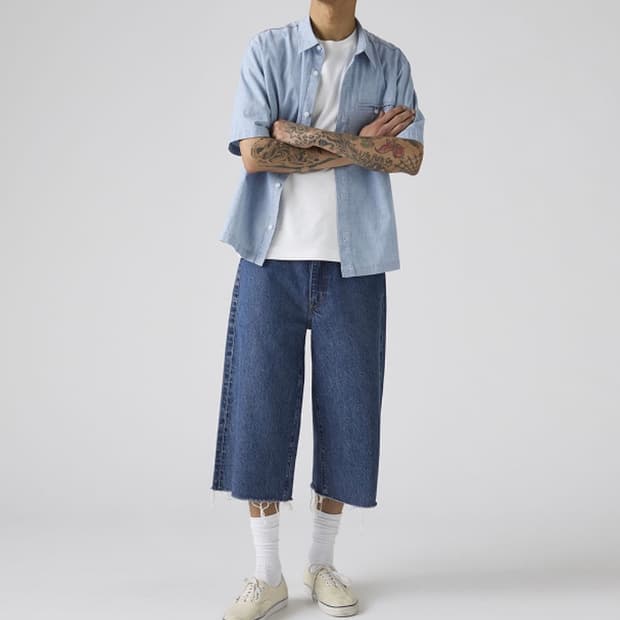 리바이스 478 배기 카프리스