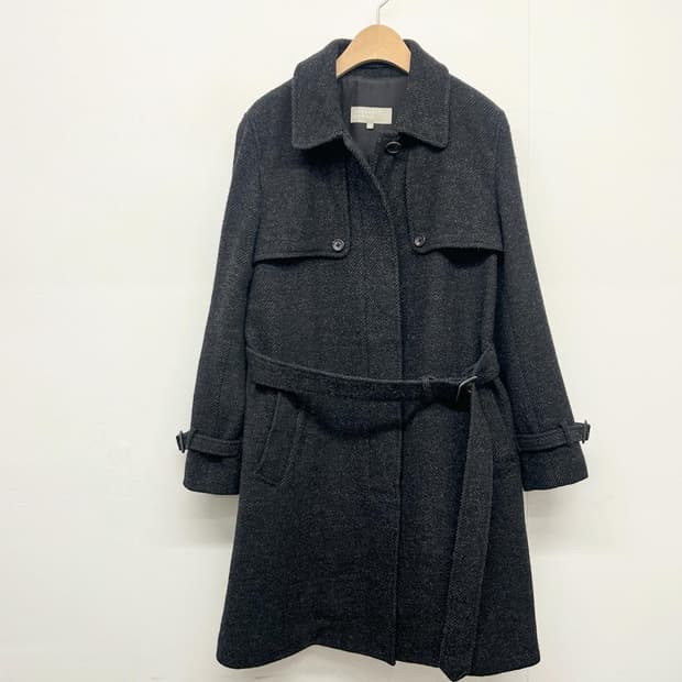 마가렛호웰 벨티드 울 코트