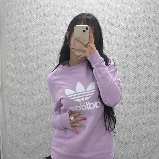 아디다스 캐주얼 빅트레포일 스웻셔츠 맨투맨 M C07320