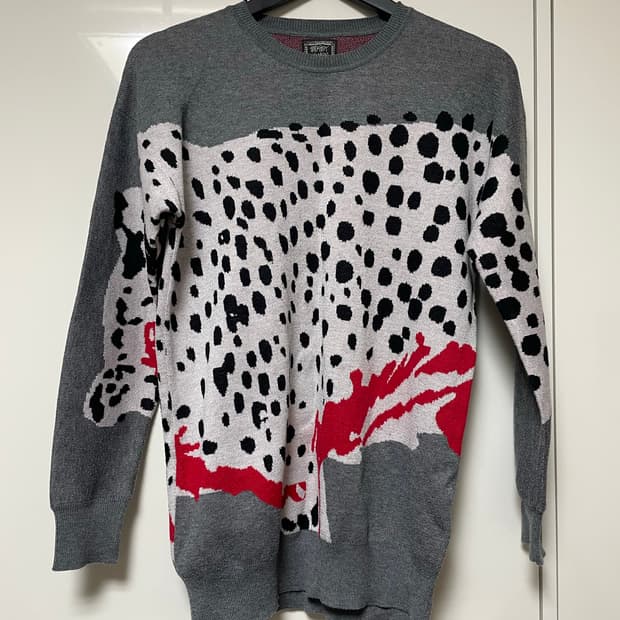 스투시 자가드 니트 M