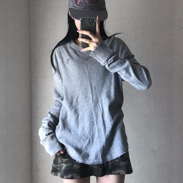아베크롬비 그레이 롱슬리브