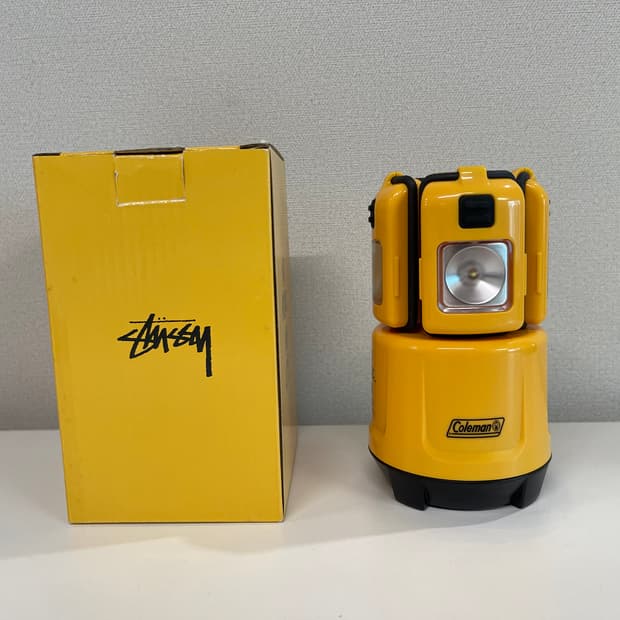 스투시 x 콜맨 x 타워레코드 마이크로 쿼드 LED 랜턴 옐로우