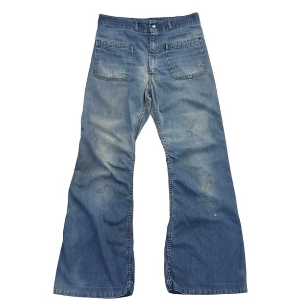 70s U.S NAVY sailor bell bottom pants