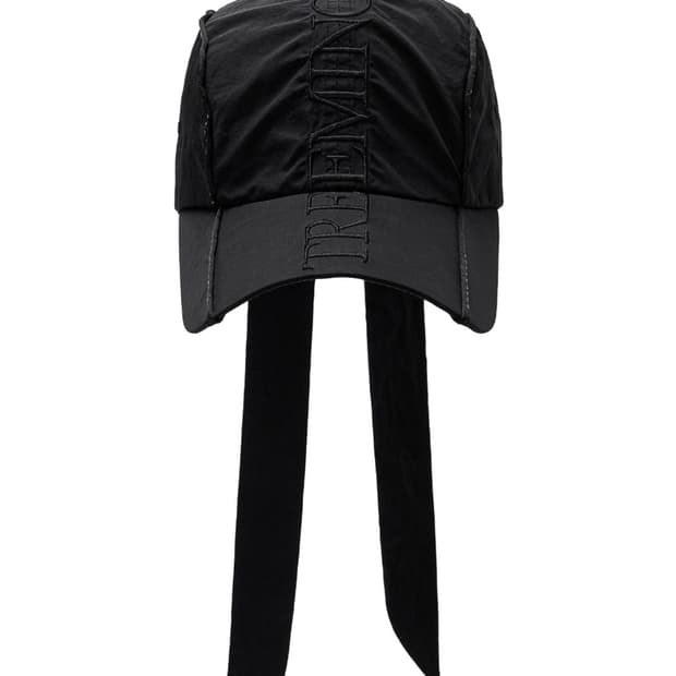 트리밍버드 Ribbon Ball Cap [ Black ]