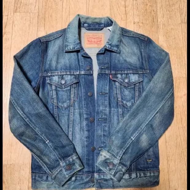 리바이스 데님자켓 데님 트러커 s