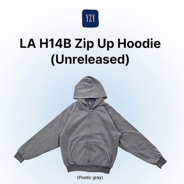 Yeezy gap 후드집업 포에틱 블랙