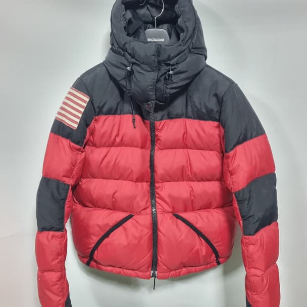 폴로 데님 앤 서플라이 성조기 다운 패딩 m