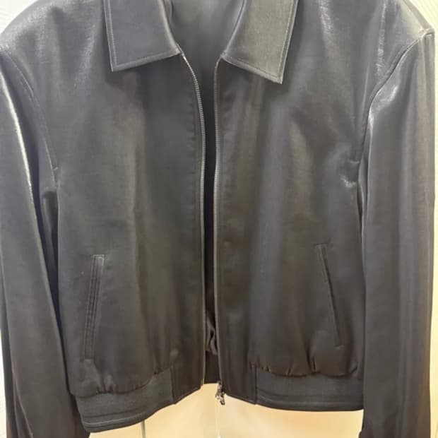 엘무드 머큐리 새틴 블루종 48사이즈