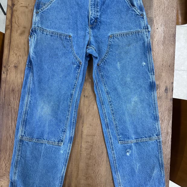 칼하트 데님 더블니 mexico 34x30