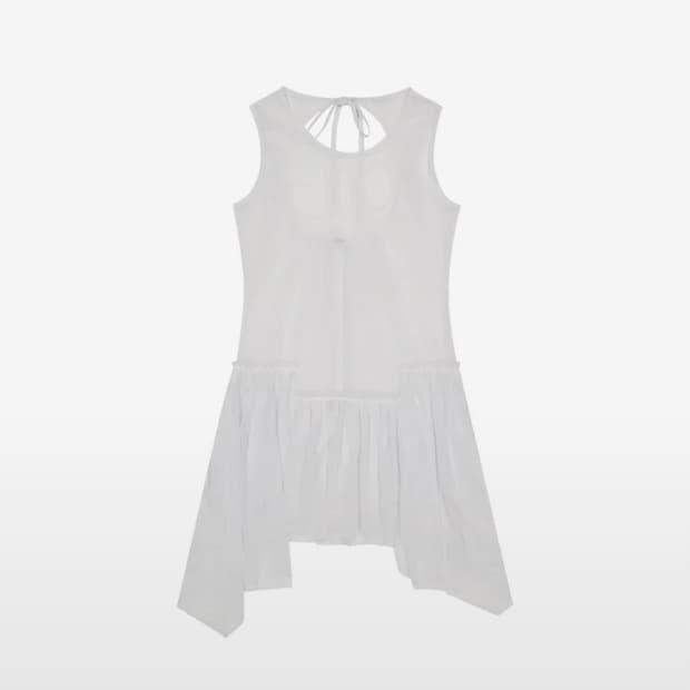 뚜오미오 multi layer mesh dress 