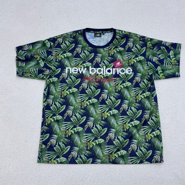 F 뉴발란스 하와이안 반팔 티셔츠 0309E