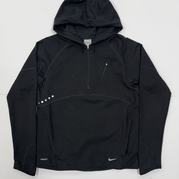 NikeFIT 드라이핏 후드 하프집업 트레이닝 자켓
