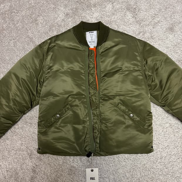 블라인드파일즈 밀플라이트 구스다운 초판 올리브 1사이즈