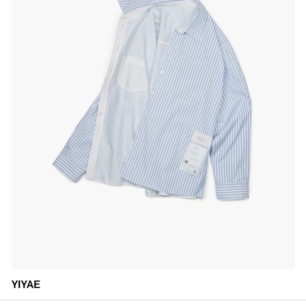 구매중) yiyae 시어 리버시블 셔츠 M