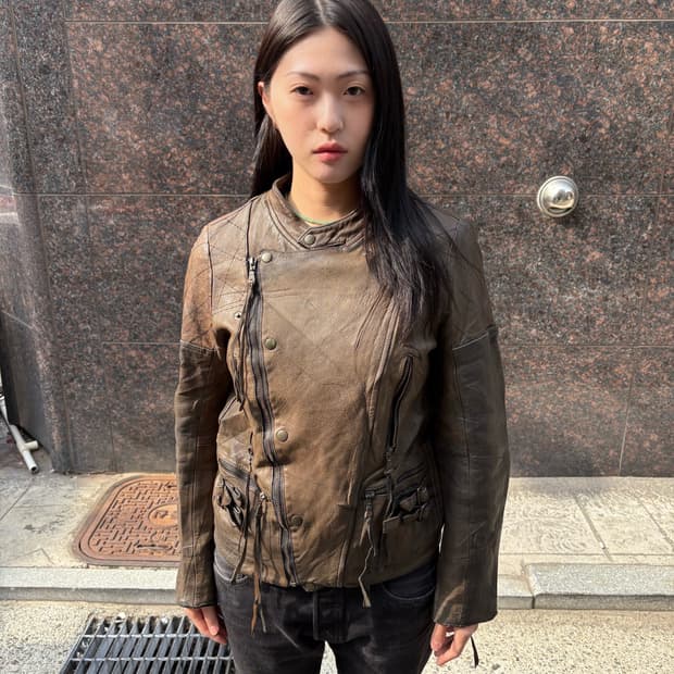 00's Rust Tone Artisan Leather Jacket