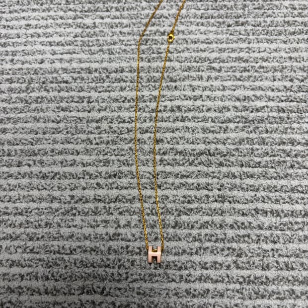 에르메스 미니 팝아슈 로즈골드 핑크