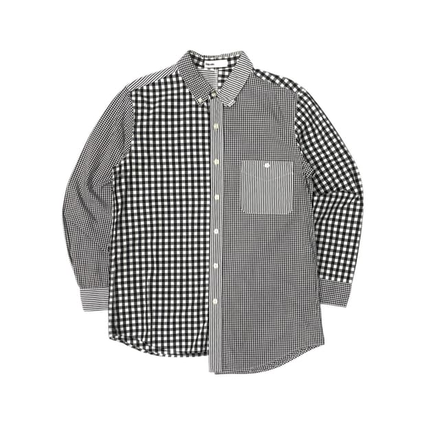 Issey miyake Ne-net Patchwork Shirt